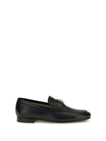 Black Logo Loafers 1