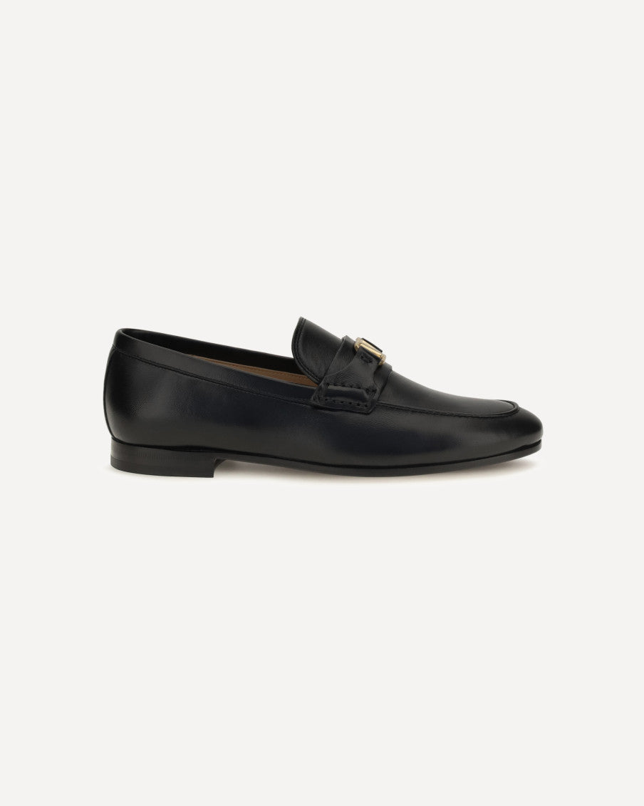 Black Logo Loafers 5