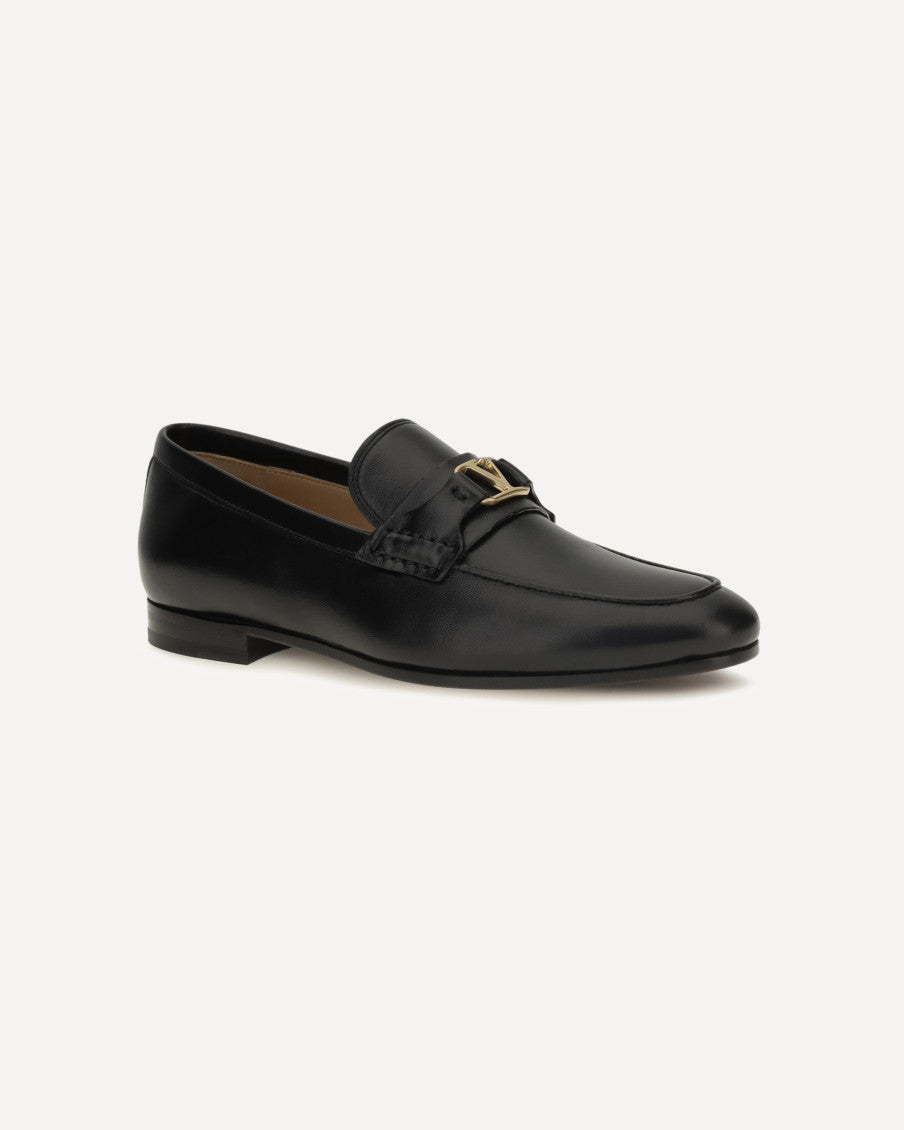 Black Logo Loafers 6