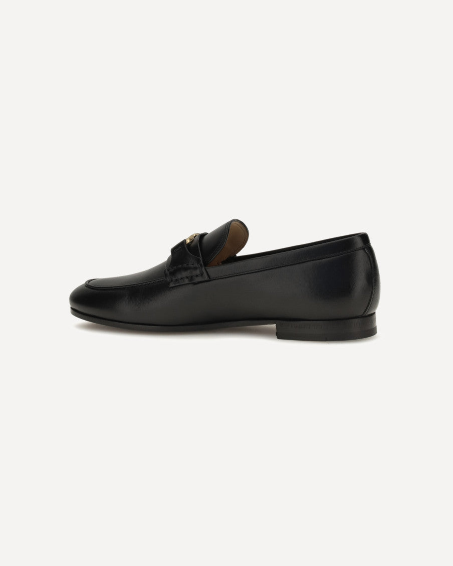 Black Logo Loafers 7