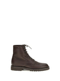 Brown Lace-up Ankle Boots 1