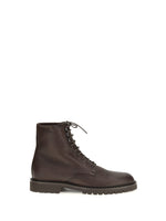 Brown Lace-up Ankle Boots 1