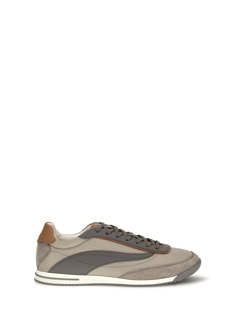 Brown Lace-up Sneakers 1