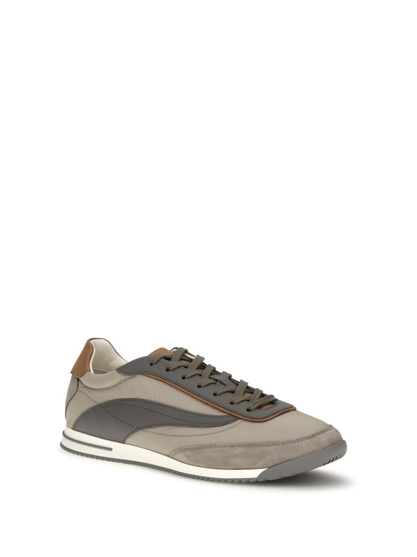 Brown Lace-up Sneakers 2