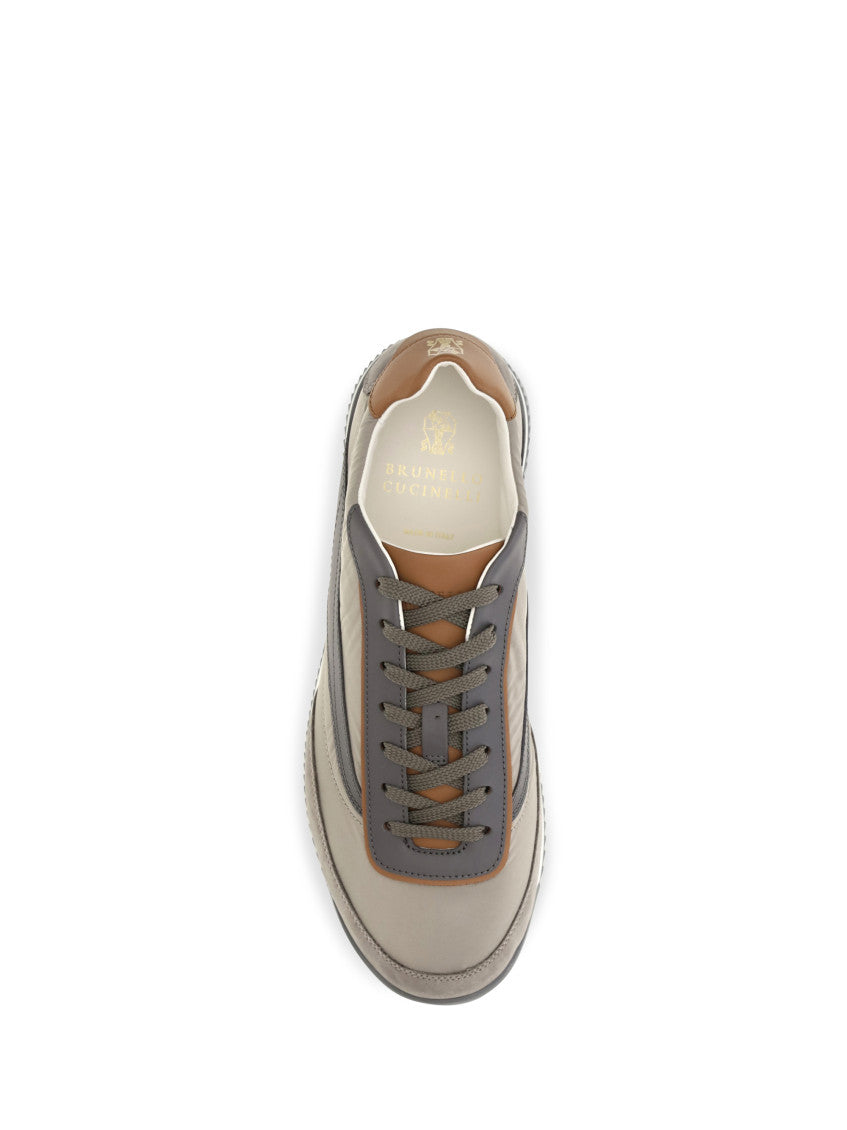 Brown Lace-up Sneakers 4