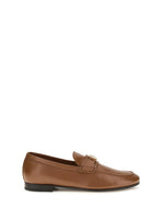 Brown Logo Loafers 1