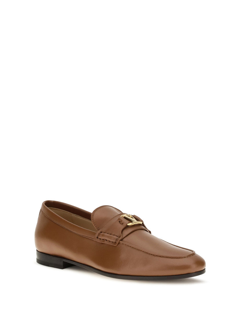 Brown Logo Loafers 2