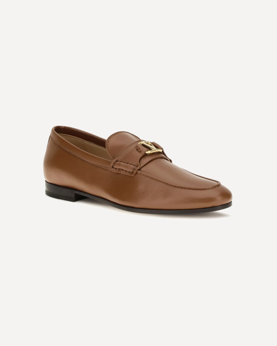 Brown Logo Loafers 6