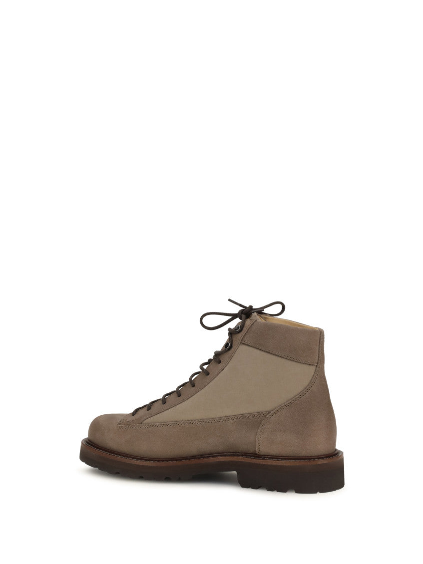 Brown Lace-up Ankle Boots 3