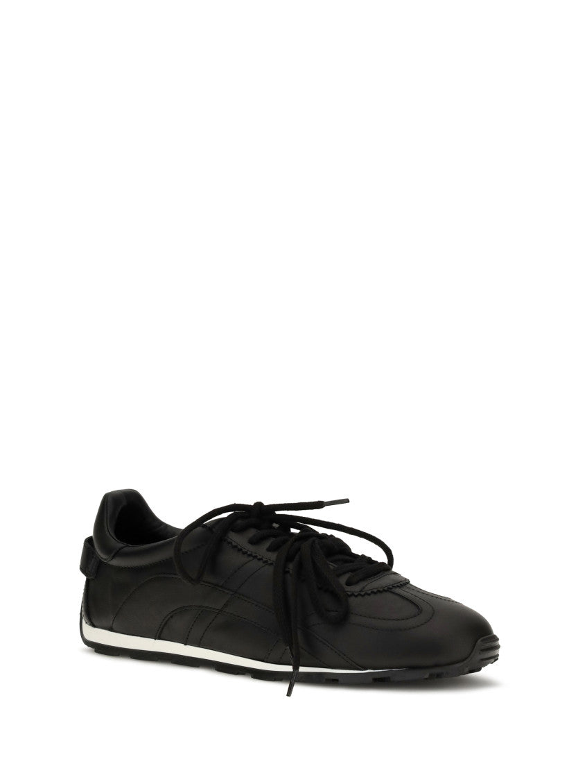 Black Leather Sneakers 2
