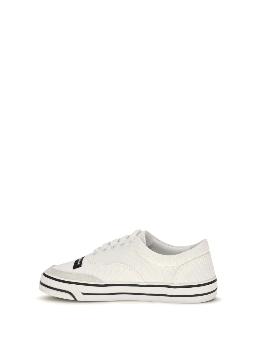 White Sailing Canvas Sneakers 3