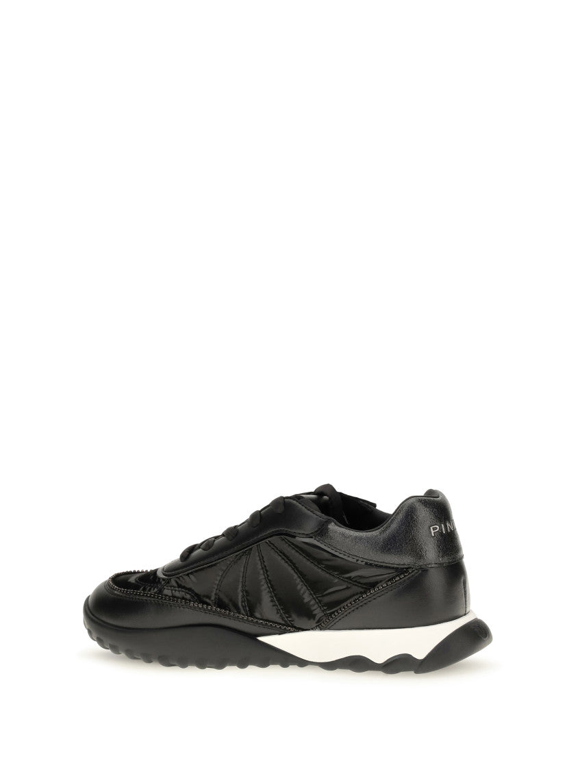 Black Gea Leather Sneakers 3