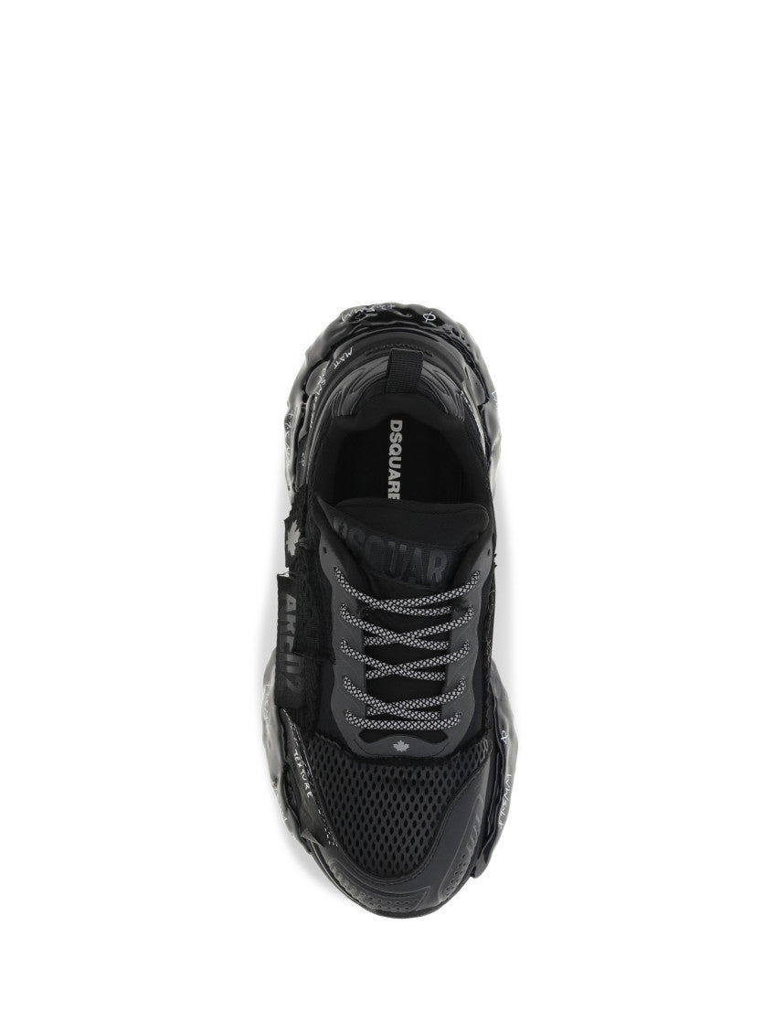 Black Lace-up Sneakers 4
