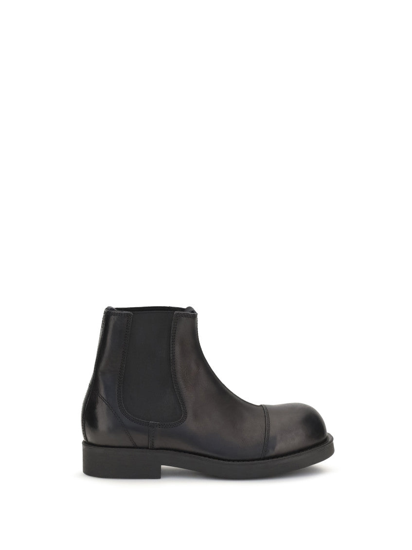 Black Chelsea Biker Boots 1