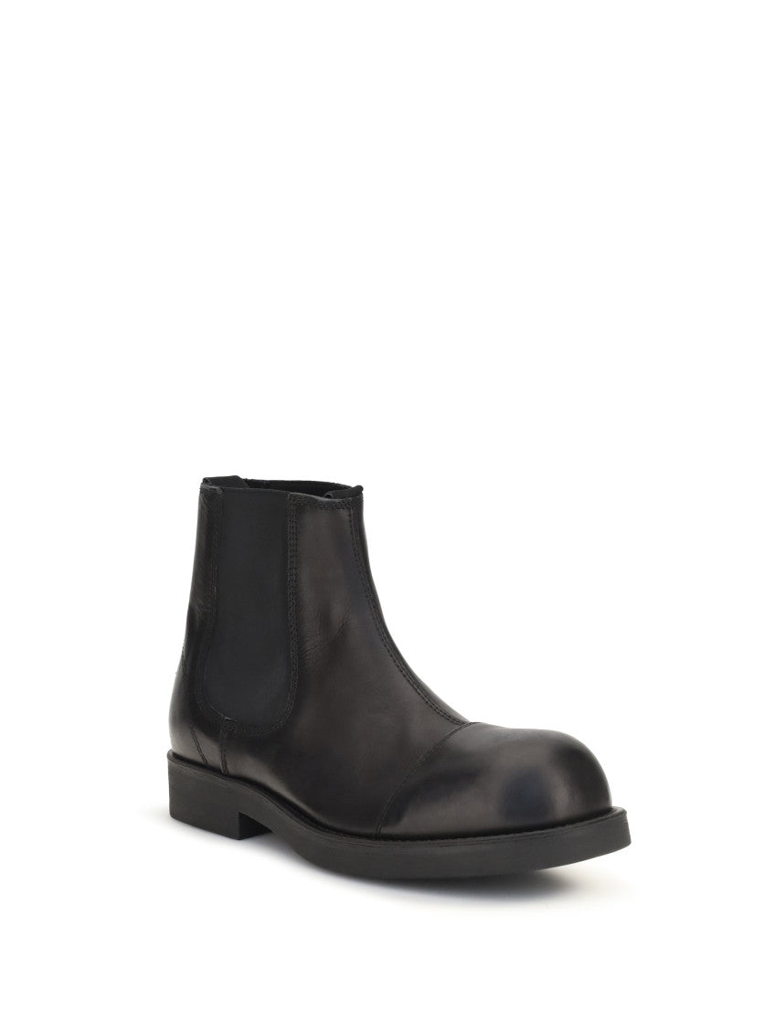 Black Chelsea Biker Boots 2