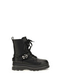 Black Lace-up Ankle Boots 1