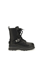 Black Lace-up Ankle Boots 1