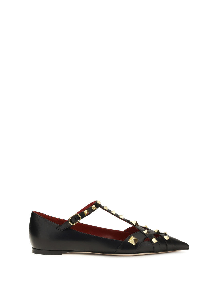 Black Studdy Ballet Flats 1