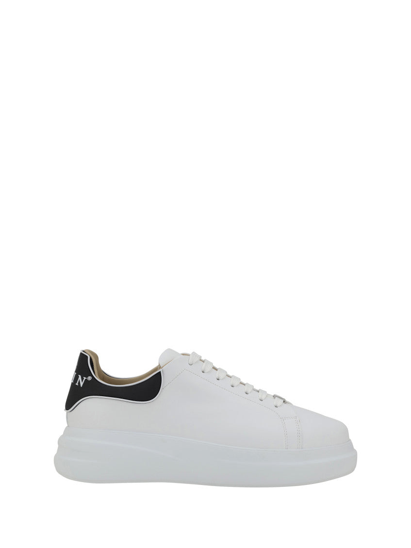 White Leather Sneakers 1