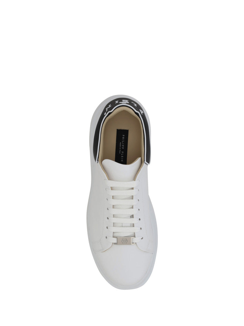 White Leather Sneakers 4