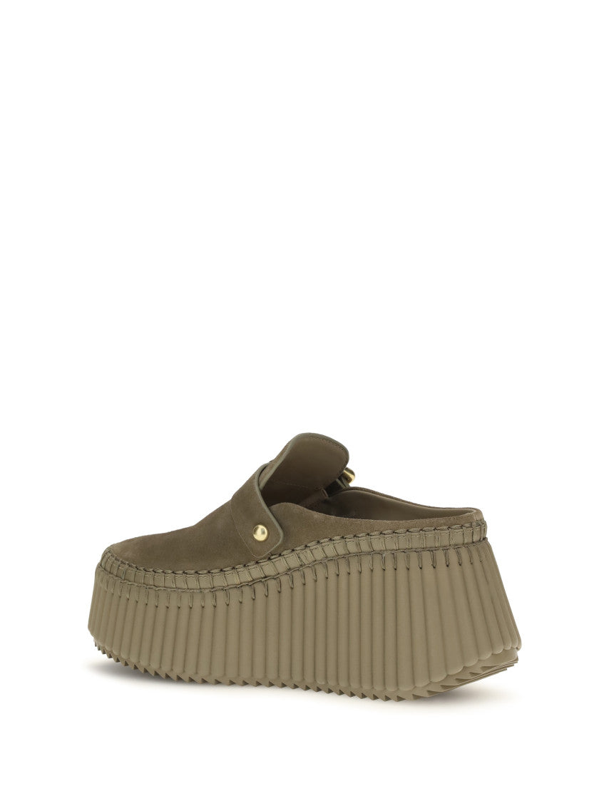 Khaki Suede Wedge 3