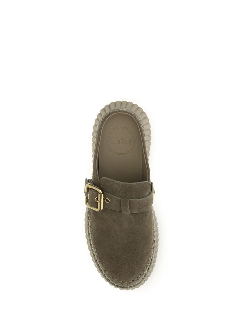 Khaki Suede Wedge 4