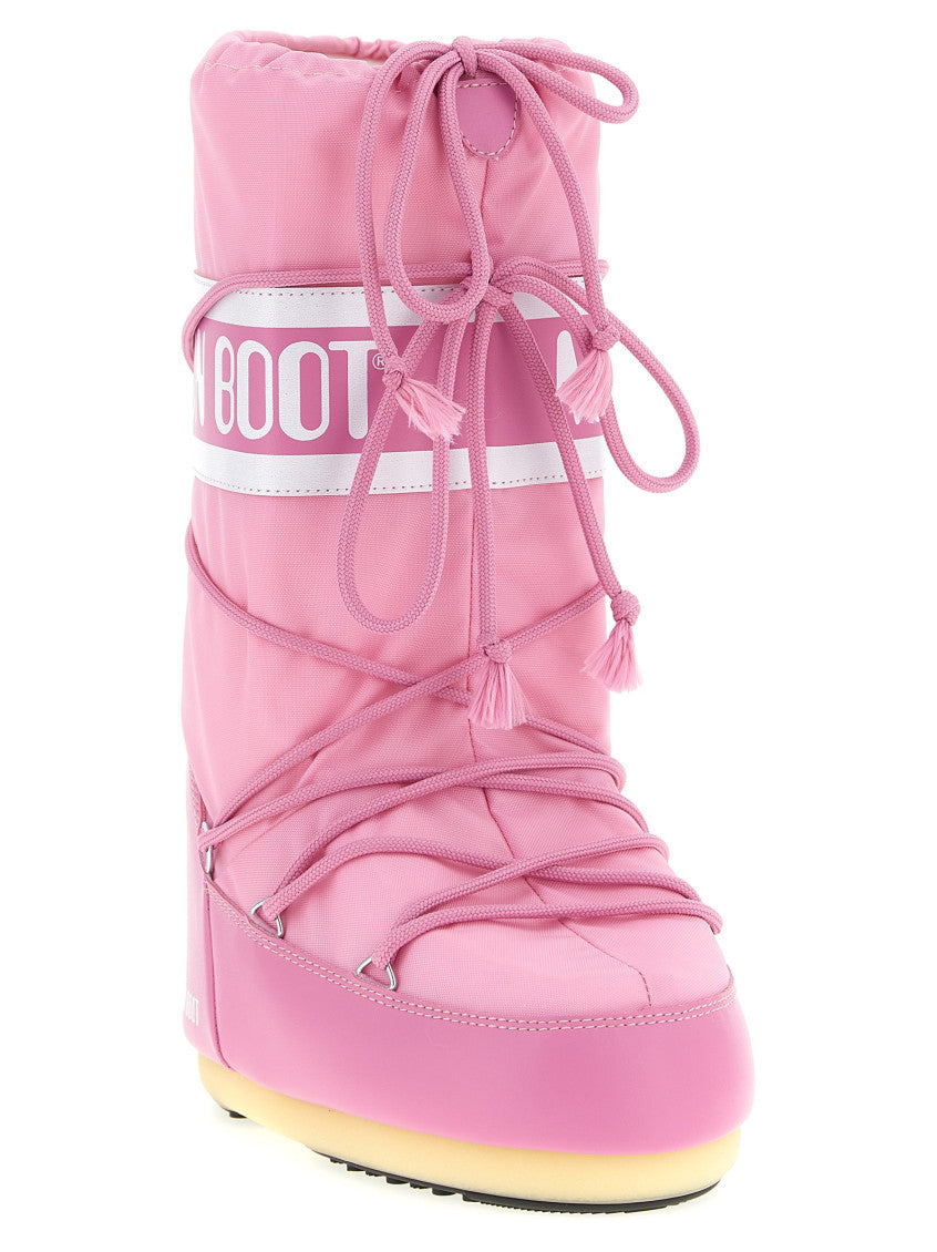 Pink Logo Boots 2