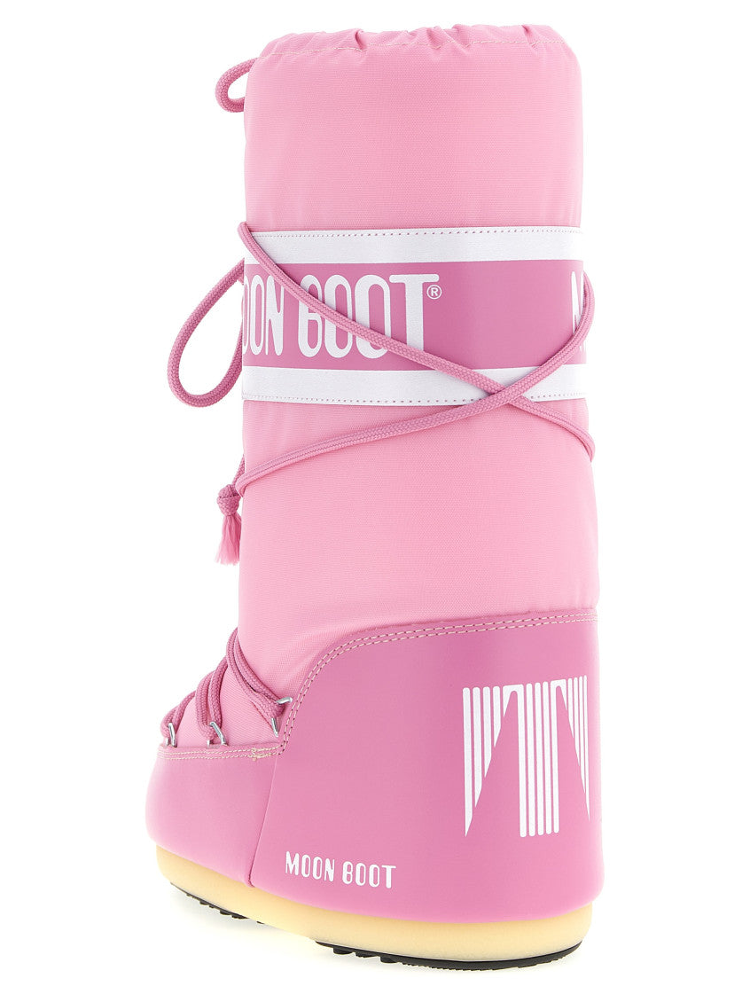 Pink Logo Boots 3