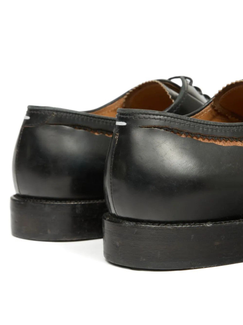 Black Leather Lace Up Shoes 2