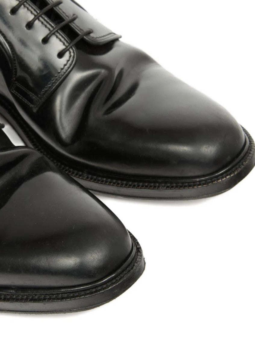 Black Leather Lace Up Shoes 3