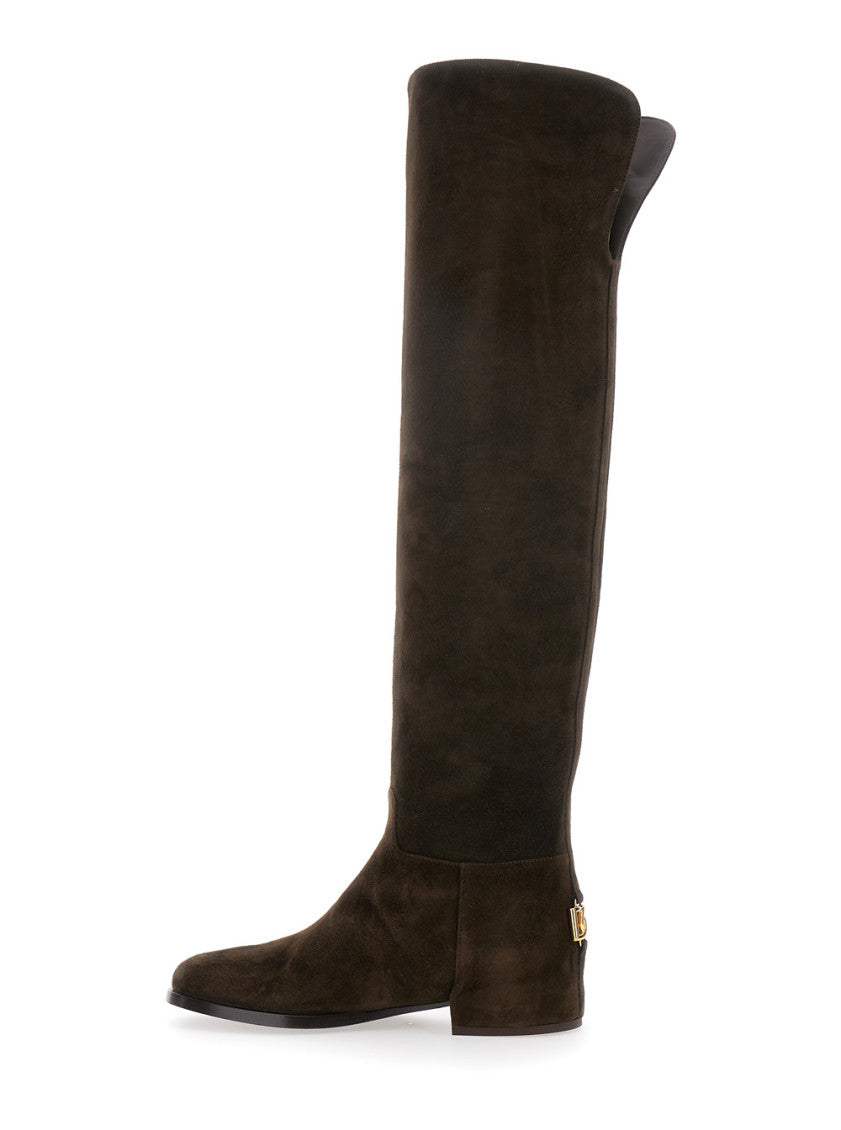 Brown Suede Boots 3