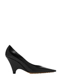 Black Scaletta Leather Pumps 1