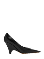 Black Scaletta Leather Pumps 1