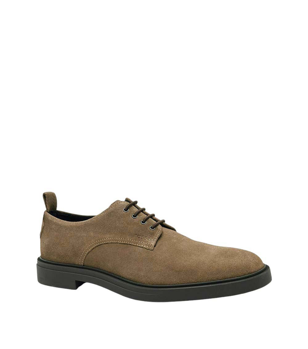 Brown Suede Lace Up Shoes 1