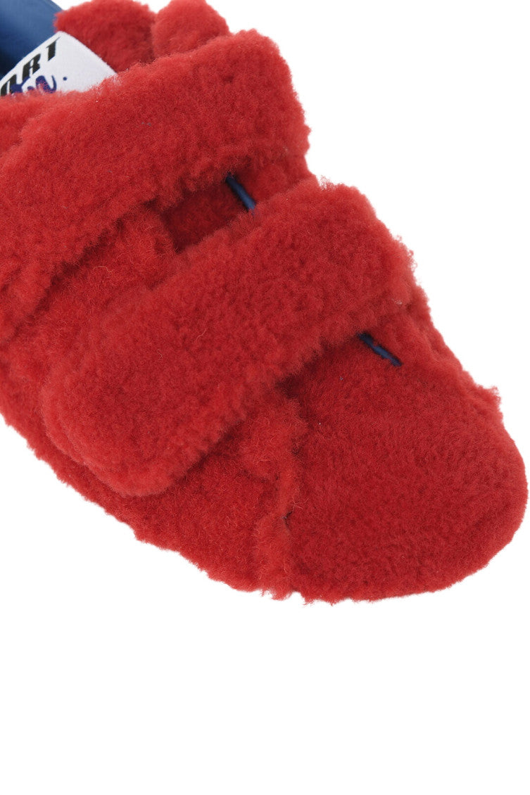 Girls Red Low Sneakers 4