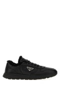 Black Leather Prax 2.0 Sneakers 1