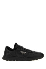 Black Leather Prax 2.0 Sneakers 1