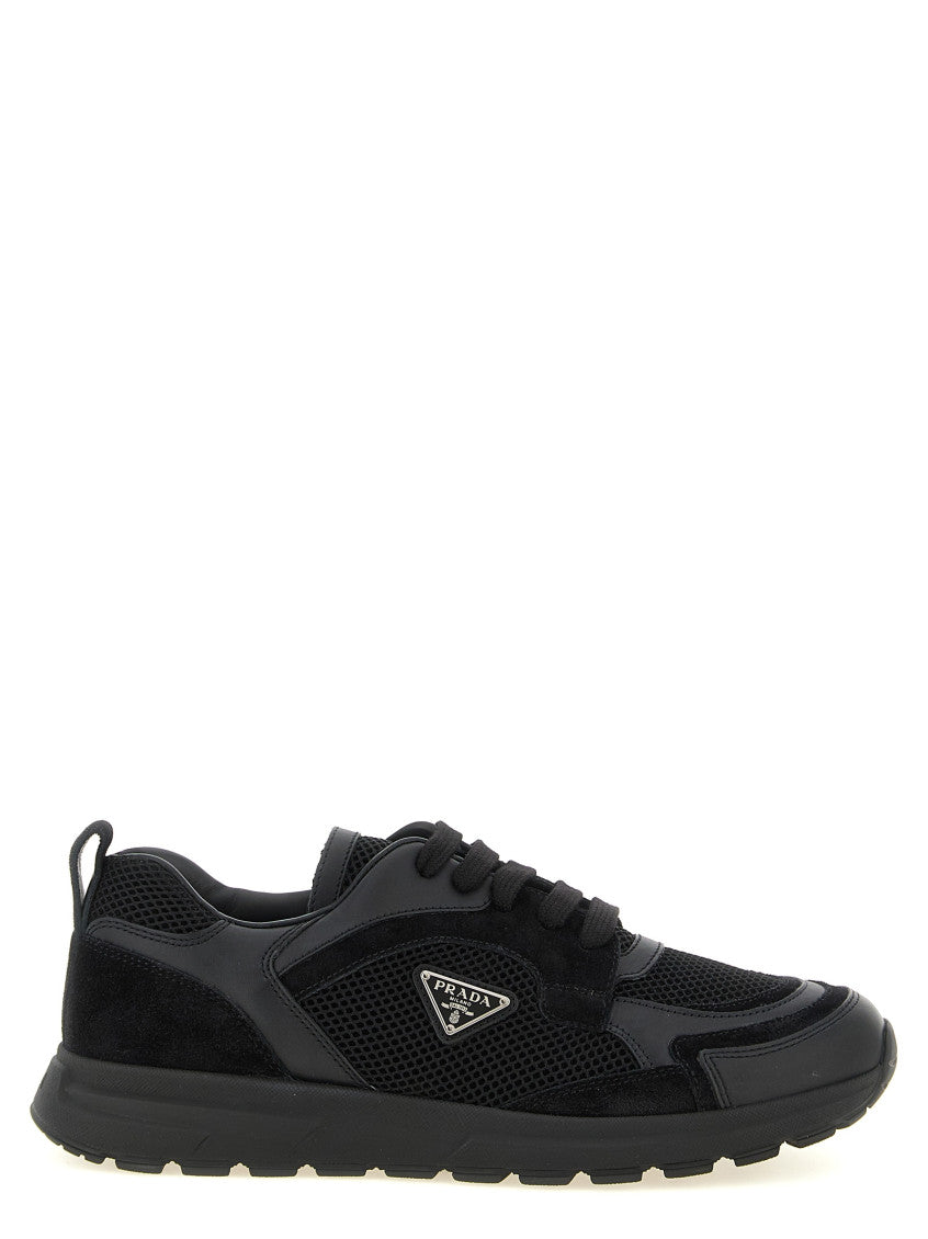Black Logo Prax Sneakers 1