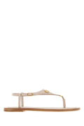 Light Pink Leather Sandals 1