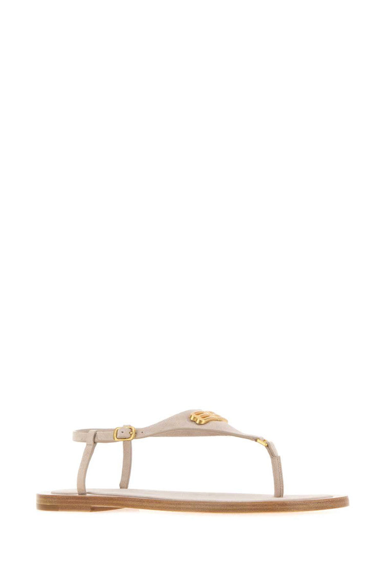 Light Pink Leather Sandals 2
