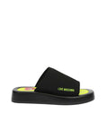 Black Logo Sandals 1