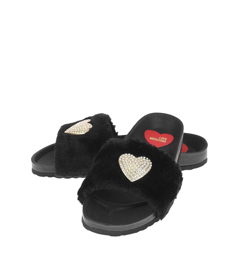 Black Slip-on Slides 2