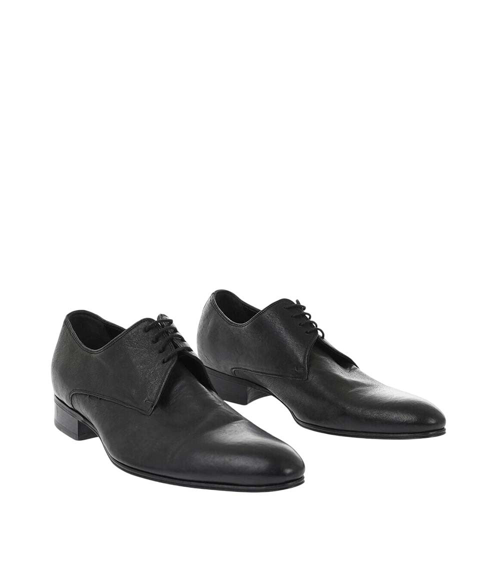 Black Vintage Lace-up Shoes 2