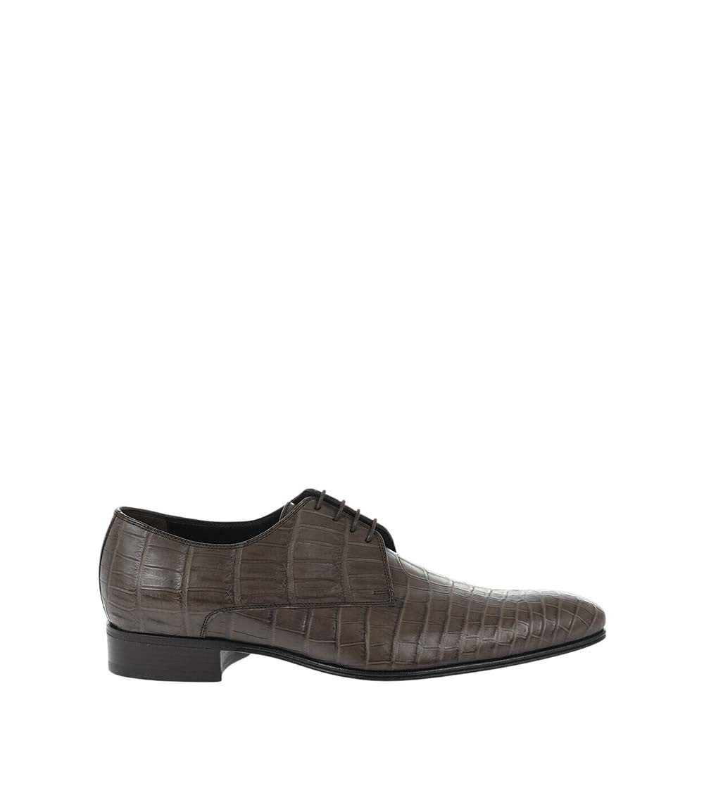 Brown Leather Lace-up Shoes 1