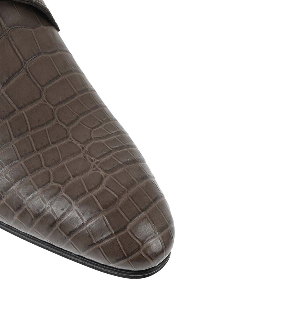 Brown Leather Lace-up Shoes 4