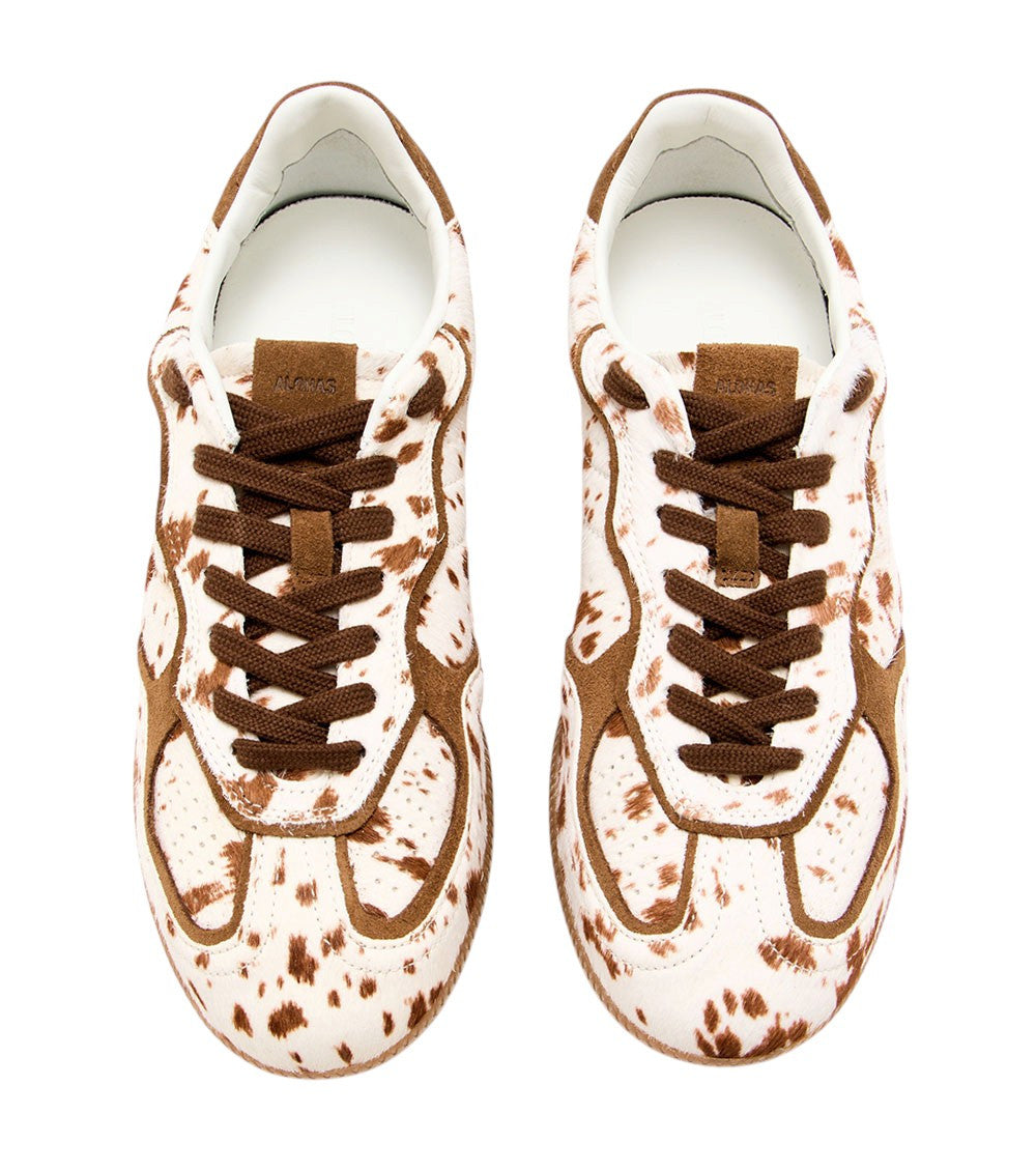 Brown Printed Rife Sneakers 2