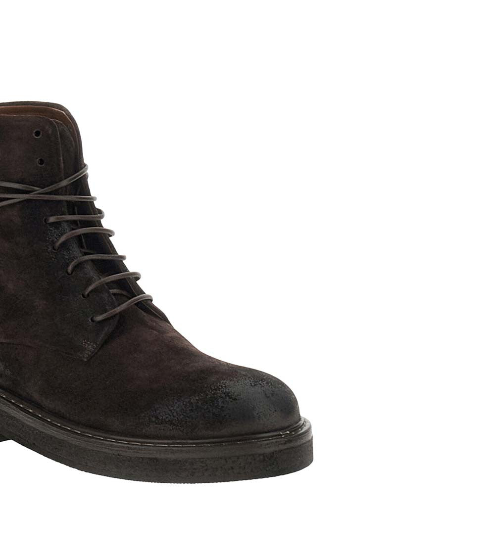 Dark Brown Suede Boots 4
