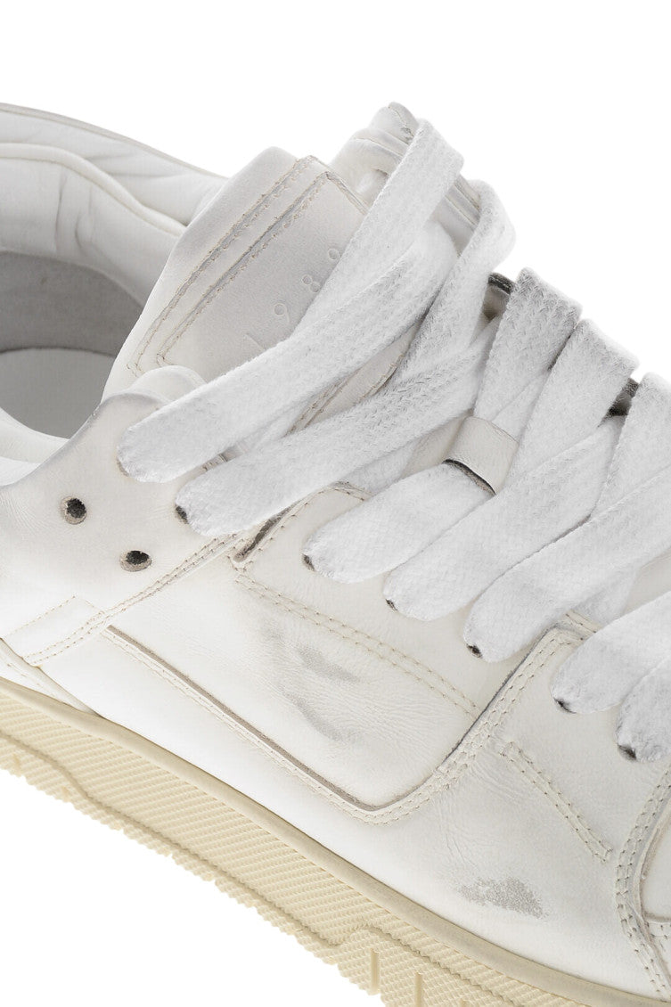 White Low Vintage Sneakers 4