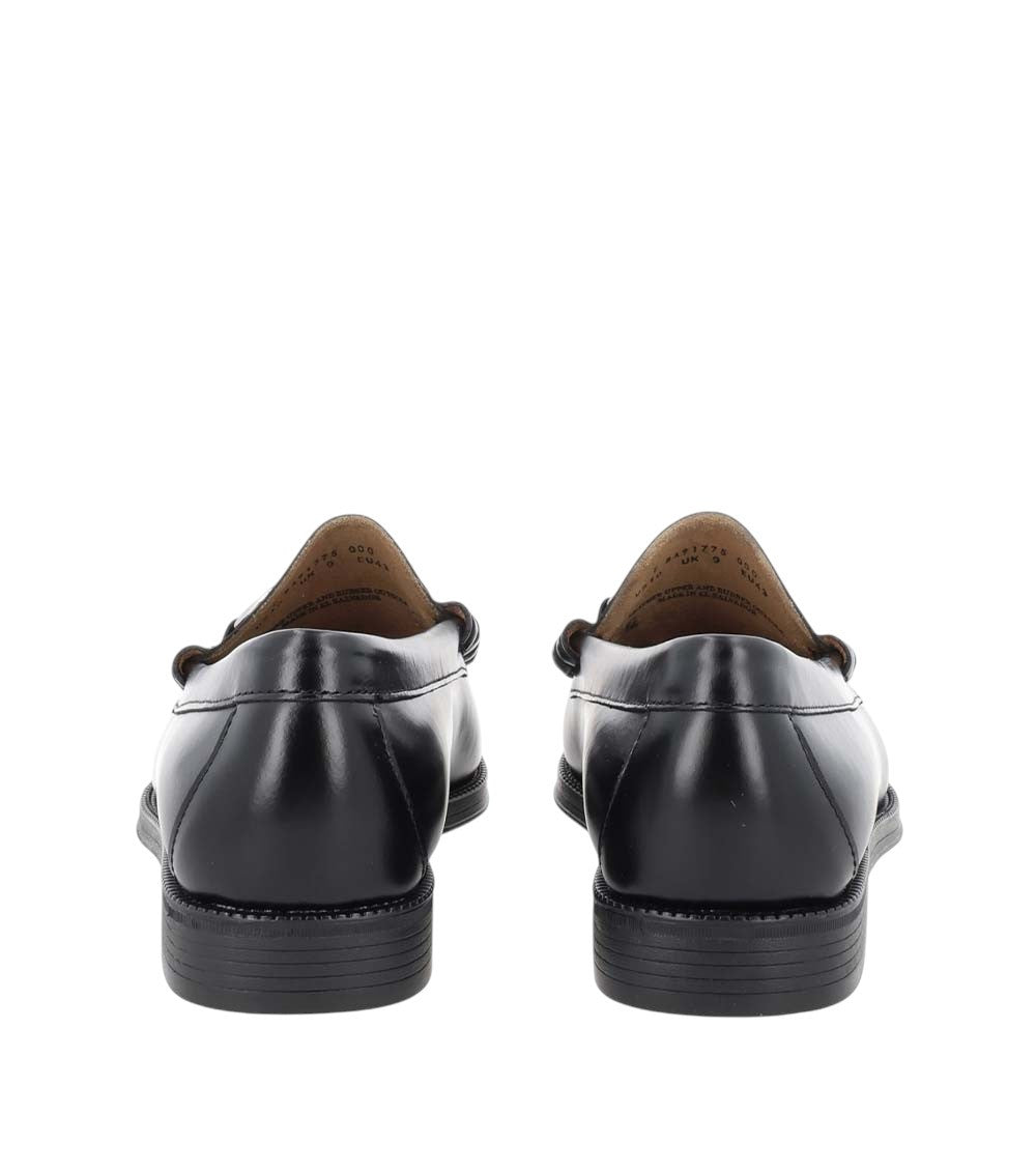 Black Leather Larkin Loafers 5