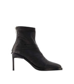 Black Leather Hedy Ankle Boots 1